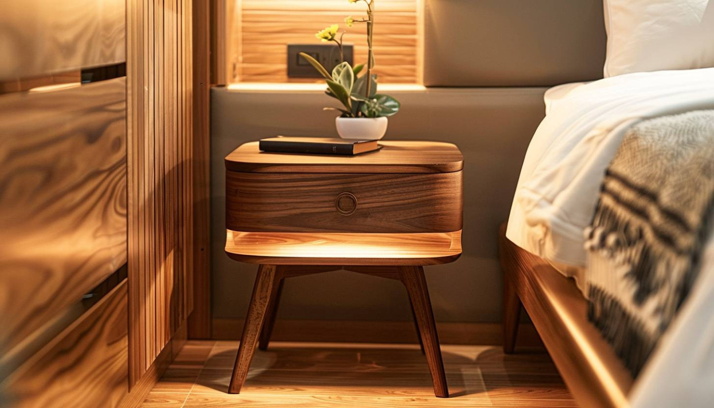 Guide complet pour choisir la couleur idéale de votre table de nuit