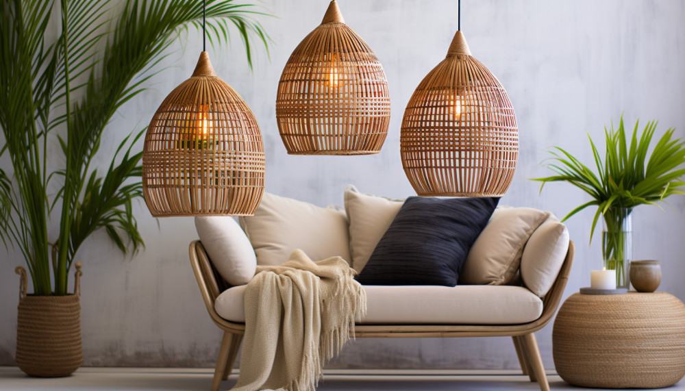 L'impact écologique du rotin : choisir une suspension responsable