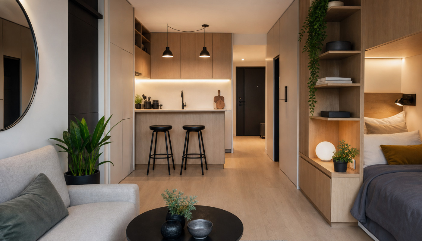 Quand les petits espaces deviennent des chefs-d’œuvre d’architecture intérieure